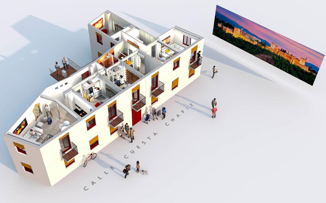 Art Chapiz Apartments Granada Exterior foto